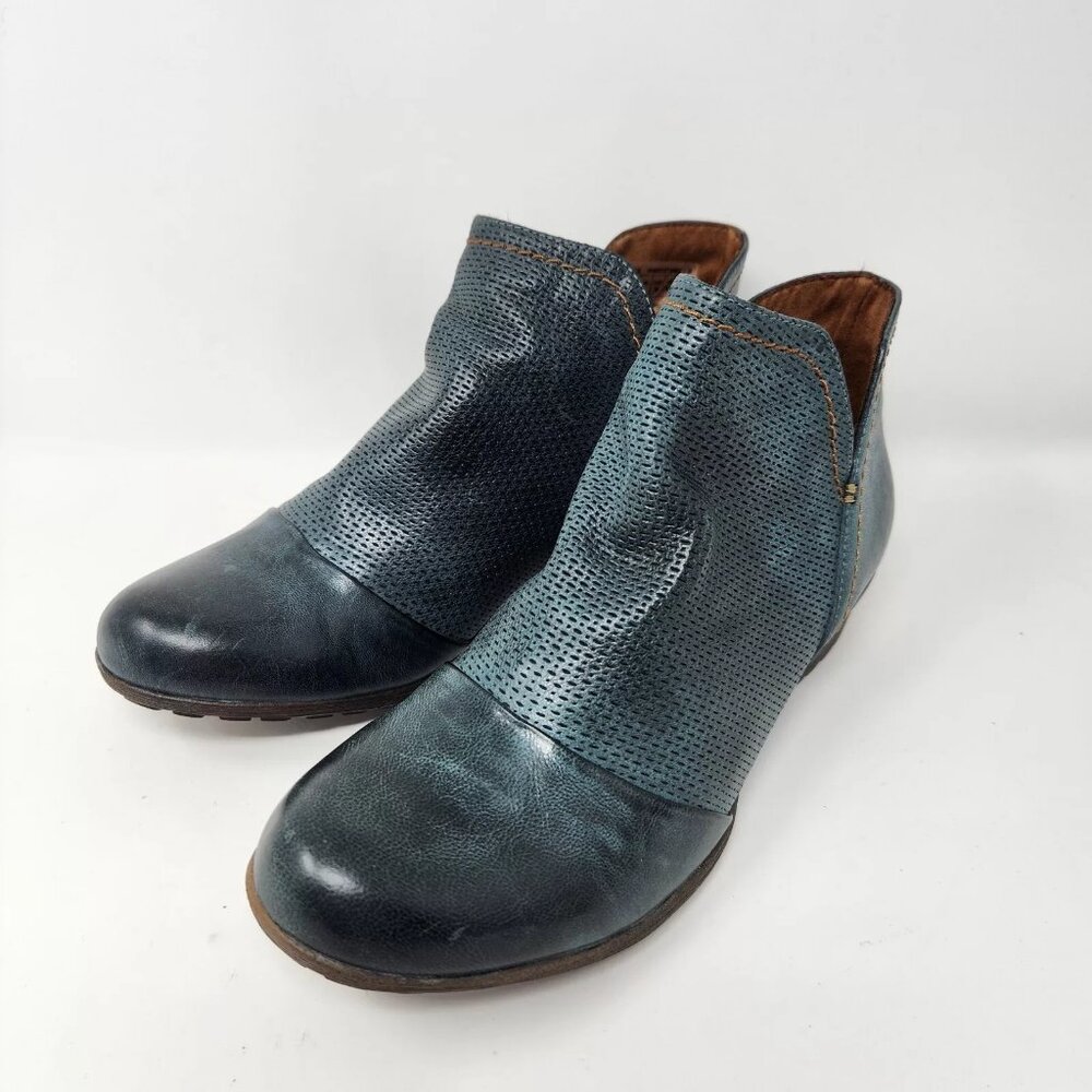 Cobb Hill Women's Gratasha V-Cut Boots bootie denim blue size 7.5